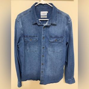 Mens size large denim shirt
